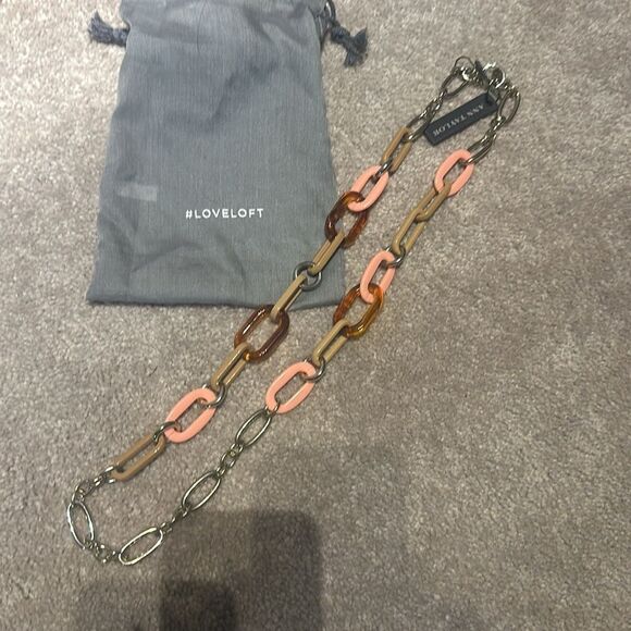 Ann Taylor Colorful Chain Link Necklace! - Picture 3 of 8